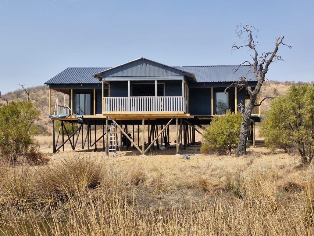 log home construction